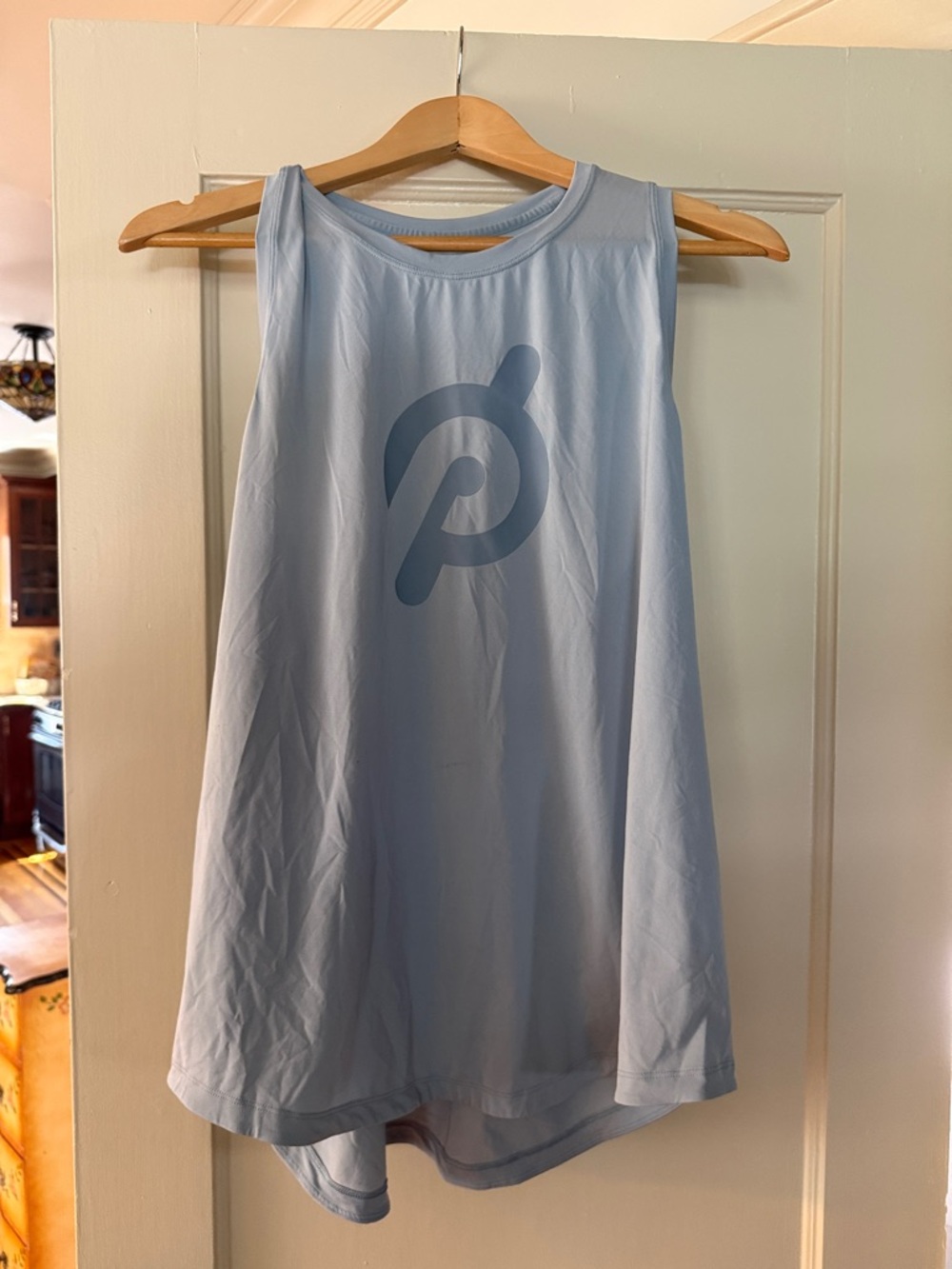 Peloton Pale Blue Performance Tank Top